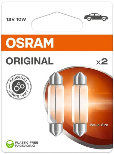 Osram soffittenlampe soff.lamp 12v 10w 2st.sb base sv 8.5-8