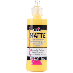Tulip • dimensional fabric paint matte dandelion yellow 118ml
