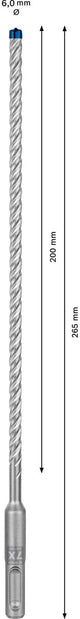 Bosch expert serie - sds-plus boor - 6mm - 200 265mm
