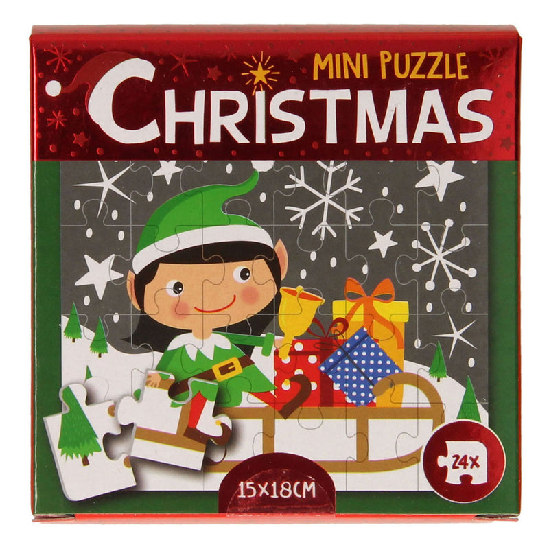 Load image into Gallery viewer, Wins holland mini puzzel kerst, 24st.
