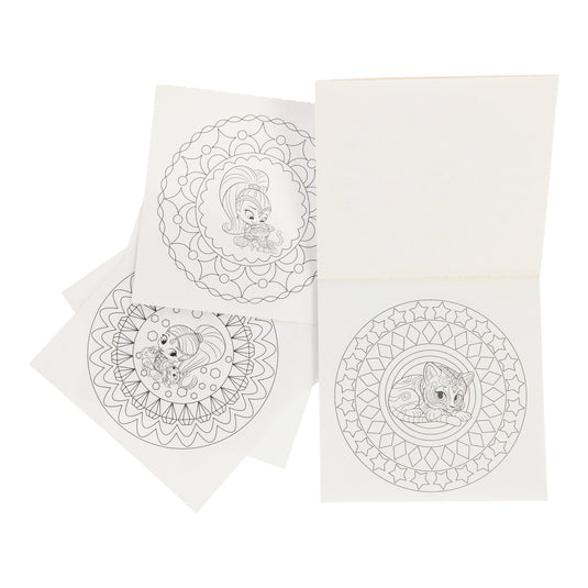 Shimmer shine mini mandala kleurboek