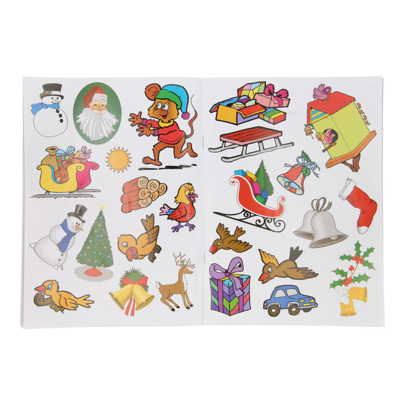 Load image into Gallery viewer, Boek specials nederland bv kerst sticker- en kleurboek
