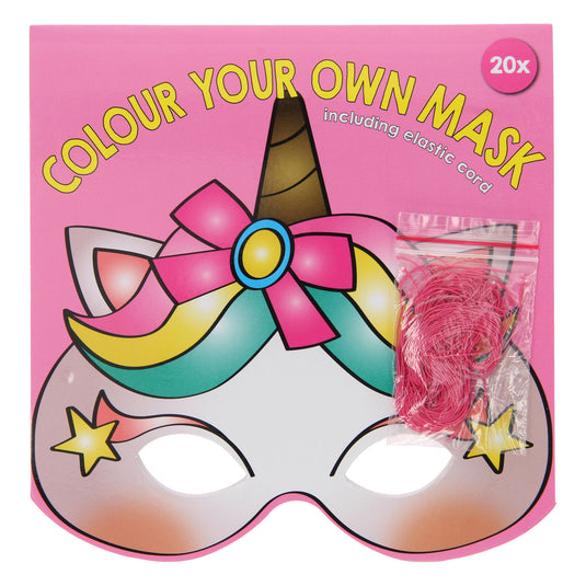 Wins holland maskers maken knutselboek - eenhoorn en prinses