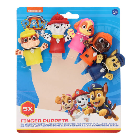Toi-toys vingerpopjes paw patrol, 5st.