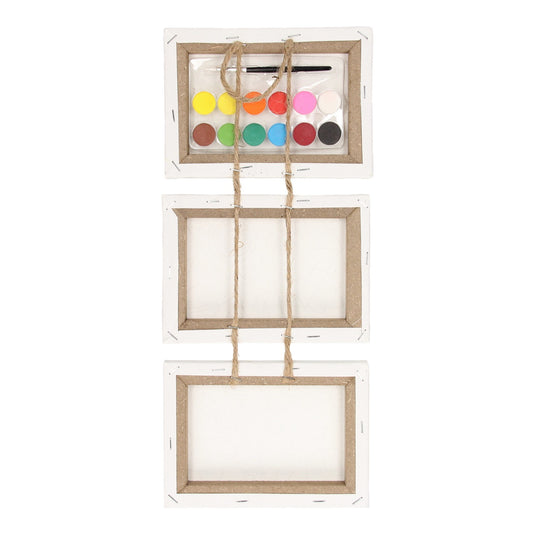 Wins holland canvas schilderset ruimte, set van 3 stuks