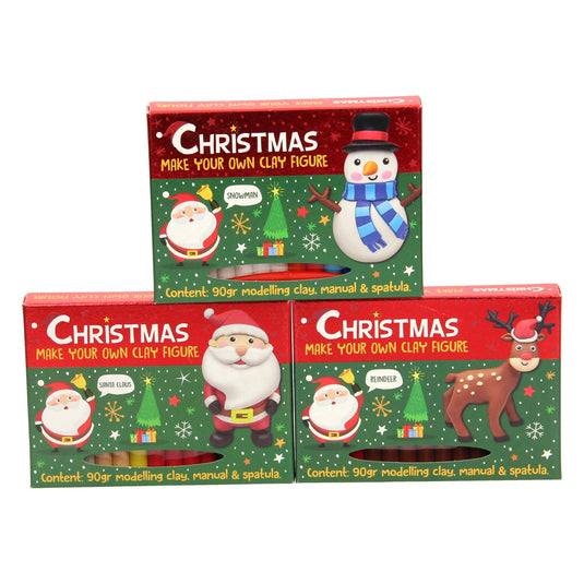 Wins holland maak je eigen kleifiguur kerst - 90gr. klei