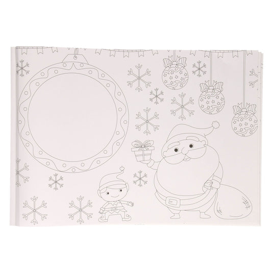 Wins holland kleurboek placemat kerst, 12st.