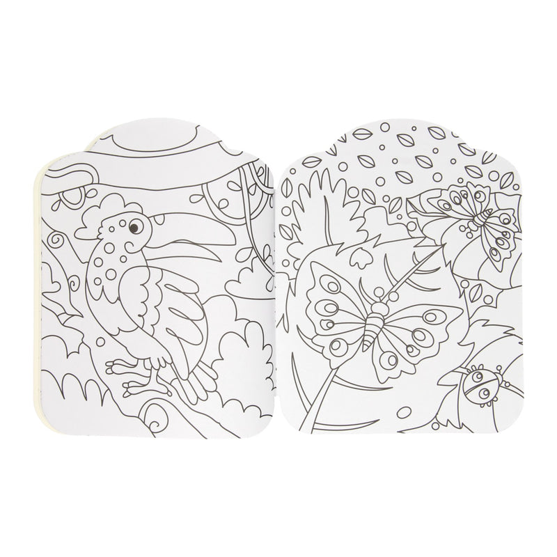 Load image into Gallery viewer, Wins holland fantastico kleuren stickerboek jungle
