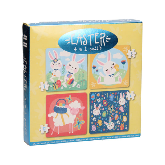 Wins holland kinderpuzzel pasen, 4in1