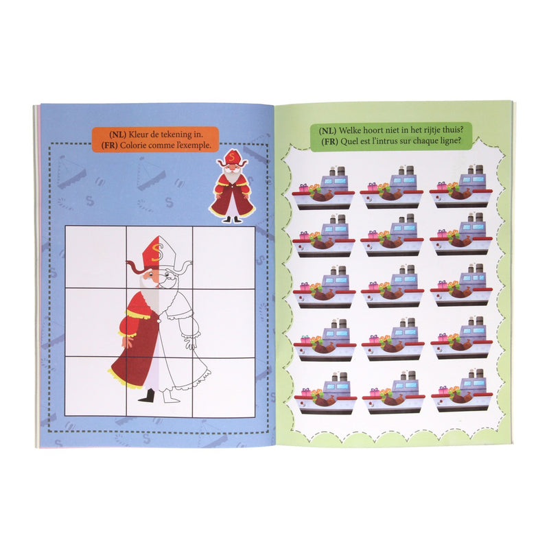 Load image into Gallery viewer, Wins holland kleur- en activiteitenboek a4 sinterklaas
