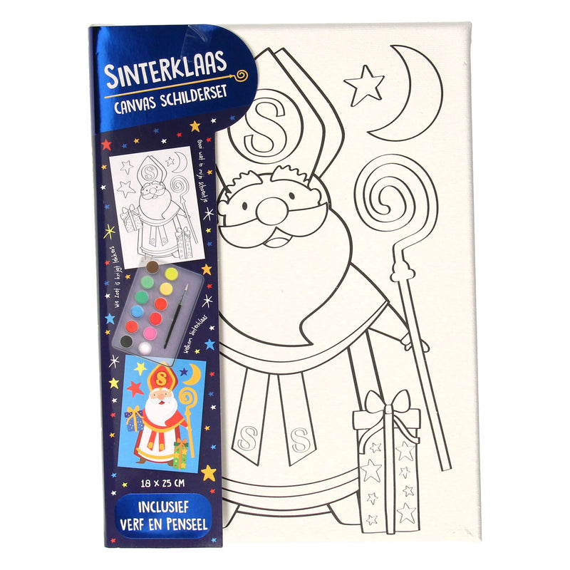 Load image into Gallery viewer, Wins holland canvas sinterklaas schilderset
