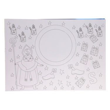 Wins holland placemats kleurboek sinterklaas, 12st.