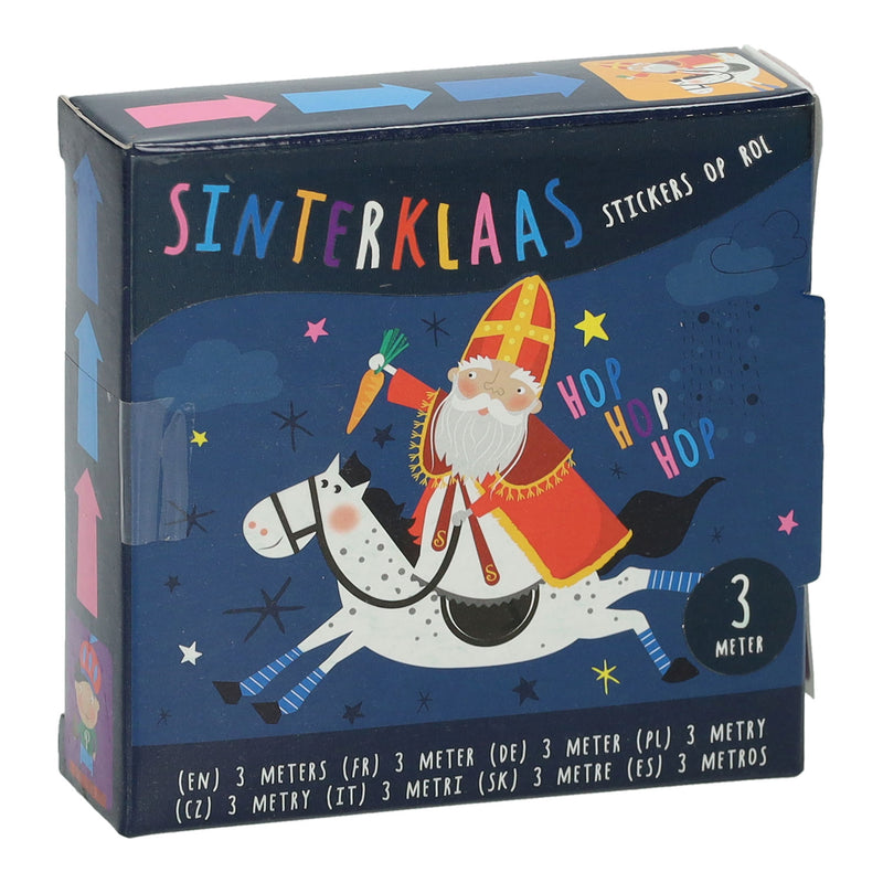 Load image into Gallery viewer, Wins holland sinterklaasstickers op rol, 3 meter
