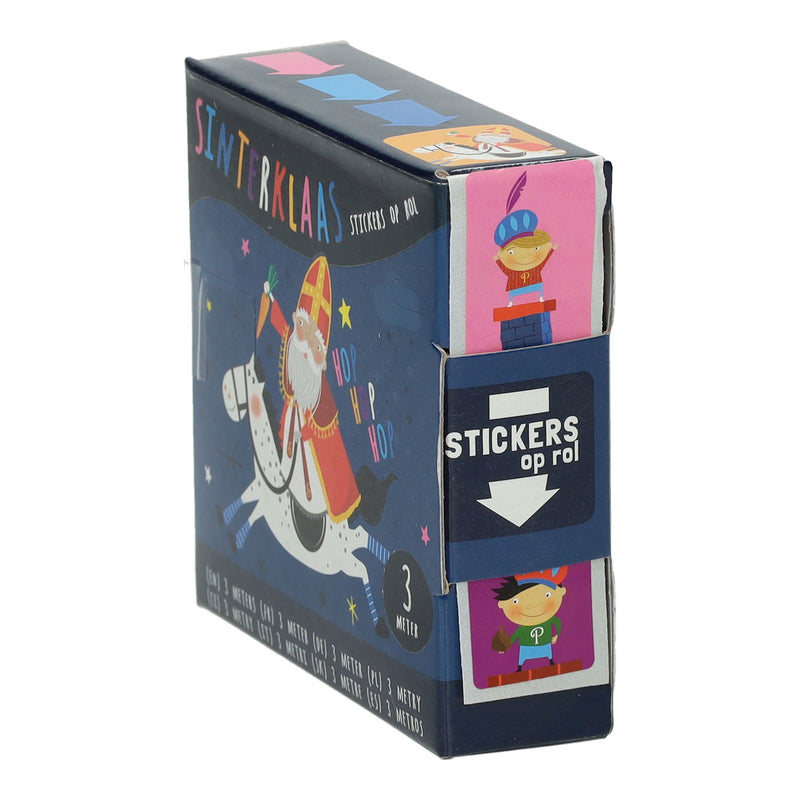 Load image into Gallery viewer, Wins holland sinterklaasstickers op rol, 3 meter
