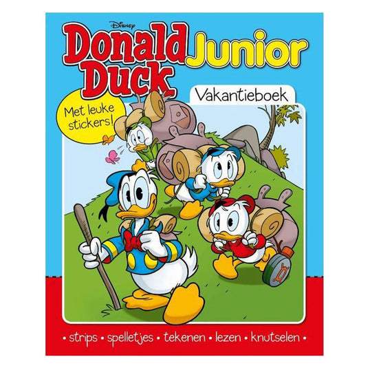 Boek specials nederland bv donald duck junior vakantieboek met stickers
