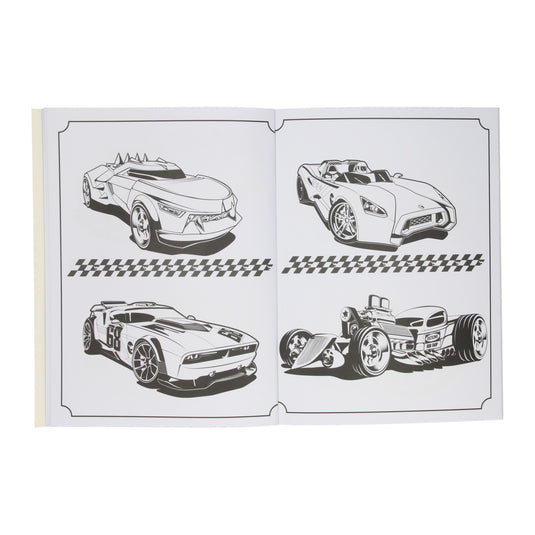Super Color Kleurboek Hot Wheels met Potloden