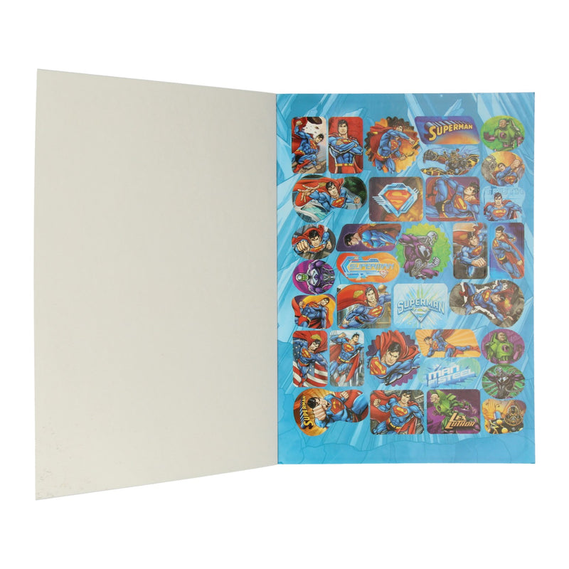Load image into Gallery viewer, Warner Bros Color Kleurboek Superman met Stickers
