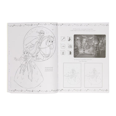 Disney frozen kleur en spelletjesboek - 365 activiteiten - voor vakantie - a4 formaat