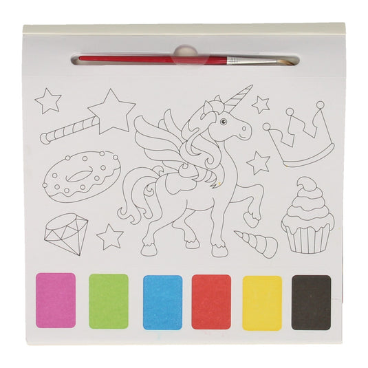 Wins holland waterverf kleurblok - unicorns