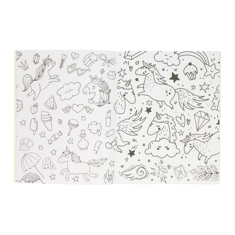 Load image into Gallery viewer, Wins holland doodle kleurboek - eenhoorn
