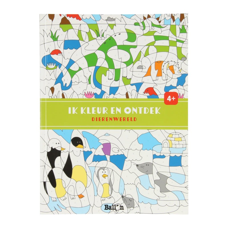 Load image into Gallery viewer, Standaard Uitgeverij Code Kleurboek Dierenwereld
