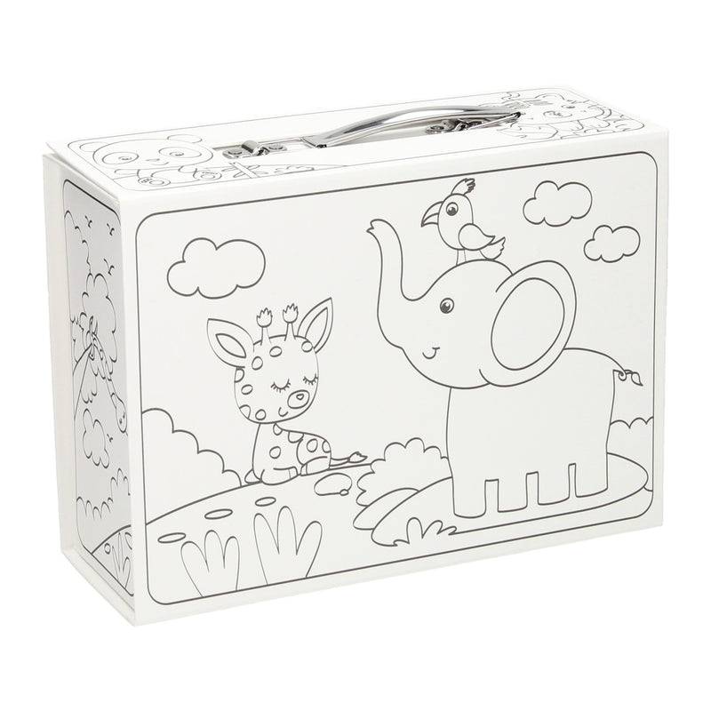 Load image into Gallery viewer, Wins holland kleur je eigen koffertje met dieren
