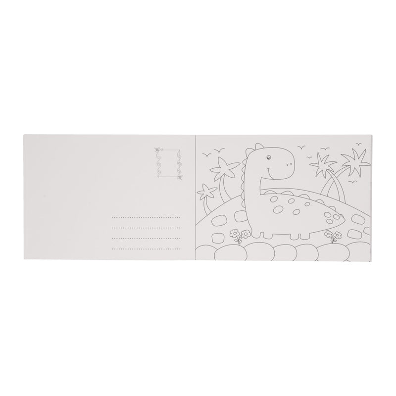 Load image into Gallery viewer, Wins holland postkaarten kleuren dinosaurus
