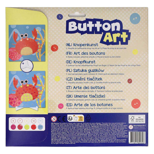 Wins holland button art schilderij versieren