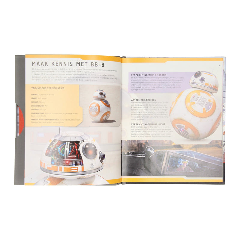 Load image into Gallery viewer, Star wars bb-8 deluxe boek met houten bouwmodel
