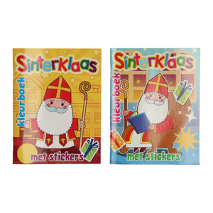 Boek specials nederland bv sinterklaas kleurboek met stickers