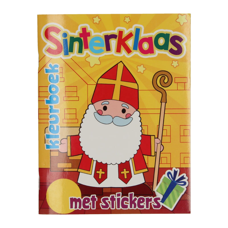 Load image into Gallery viewer, Boek specials nederland bv sinterklaas kleurboek met stickers
