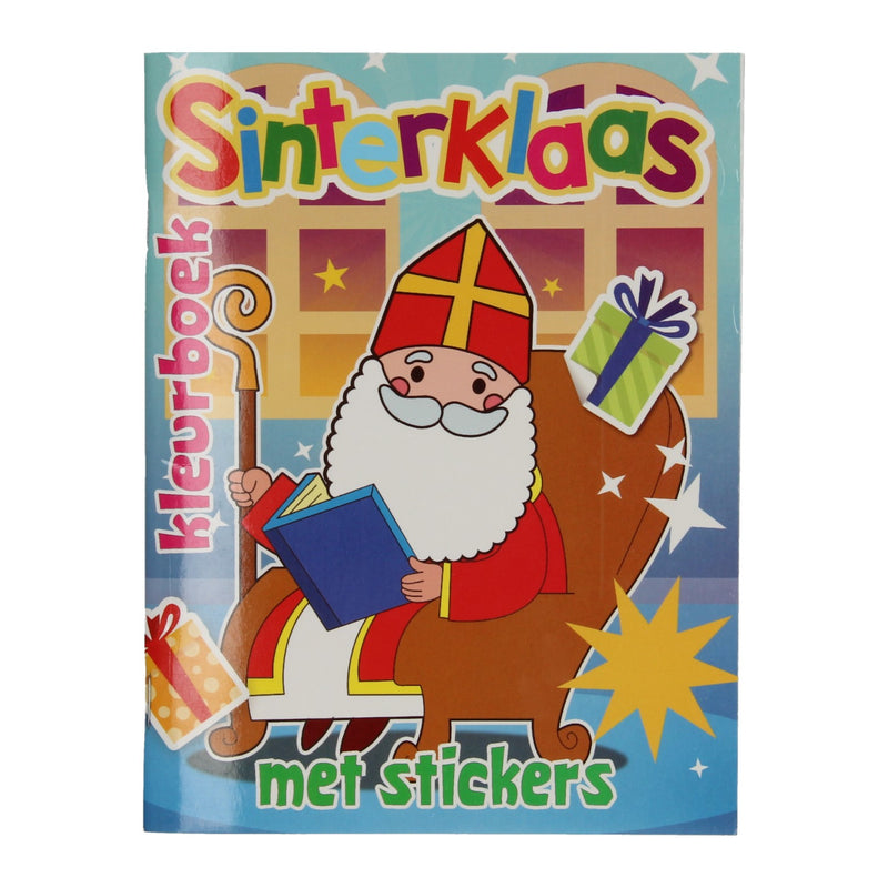 Load image into Gallery viewer, Boek specials nederland bv sinterklaas kleurboek met stickers
