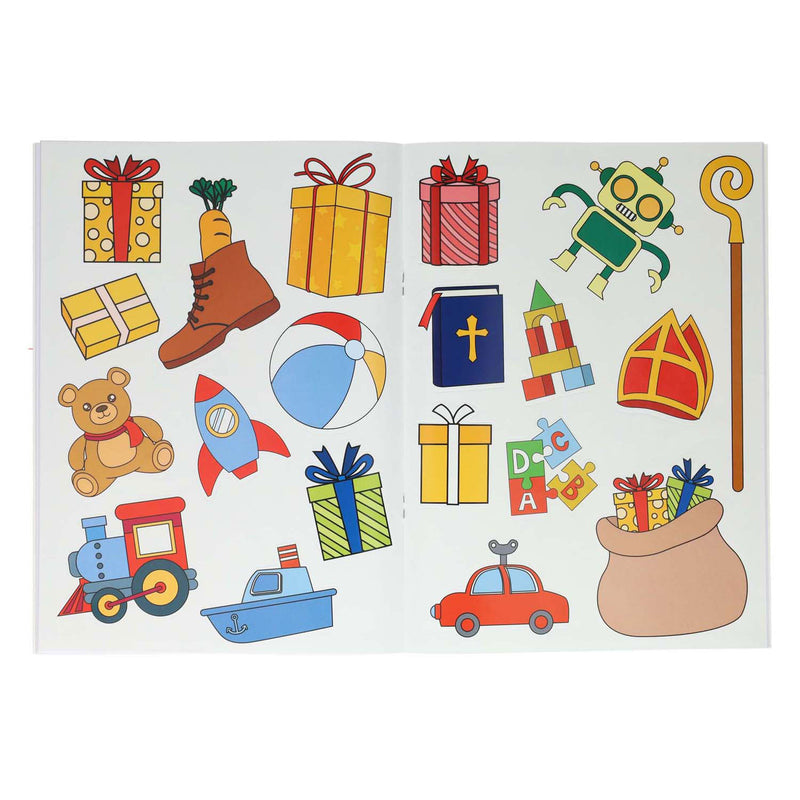 Load image into Gallery viewer, Boek specials nederland bv sinterklaas sticker-en kleurboek 2 a. a4
