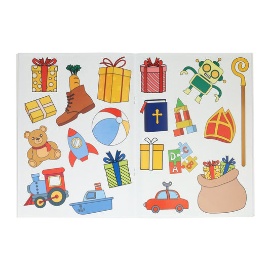 Boek specials nederland bv sinterklaas sticker- en kleurboek
