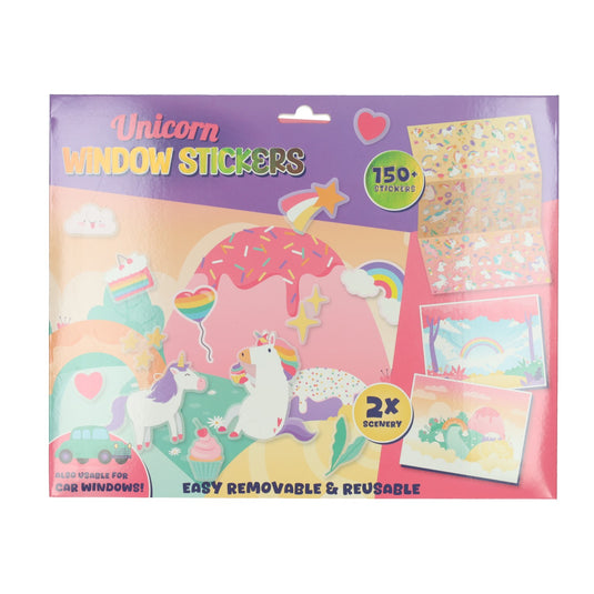 Wins holland herbruikbare eenhoorn raamstickers, 150st.
