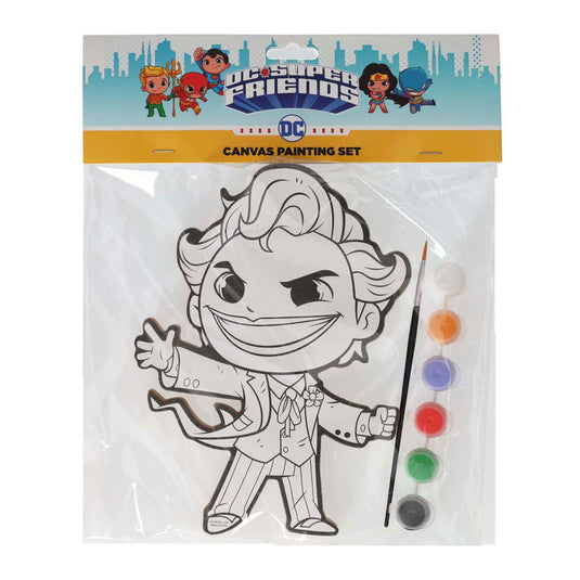 Wins holland canvas schilderen dc comics - the joker - incl penseel en 6 kleuren verf