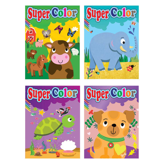 Boek specials nederland bv super color kleurboek, 192 pagina's