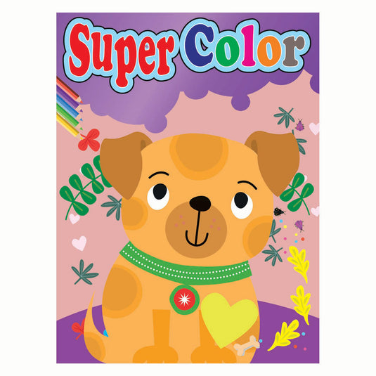 Boek specials nederland bv super kleurboek a4, 192 pag 4 ass (12 st