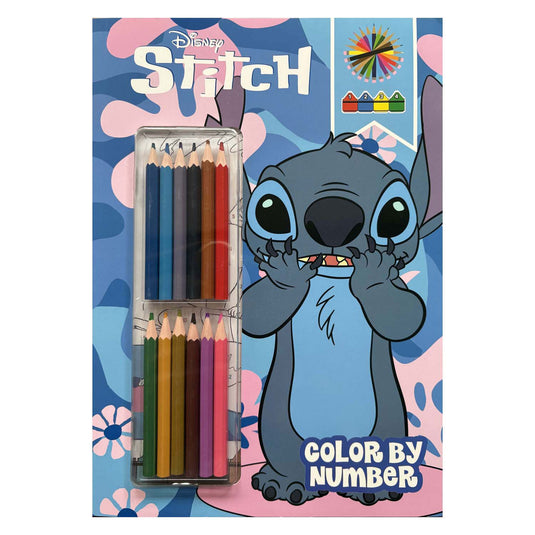 Boek specials nederland bv stitch kleurboek kleuren op nummer