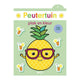 Wins holland plak en kleur peutertuin ananas 3+