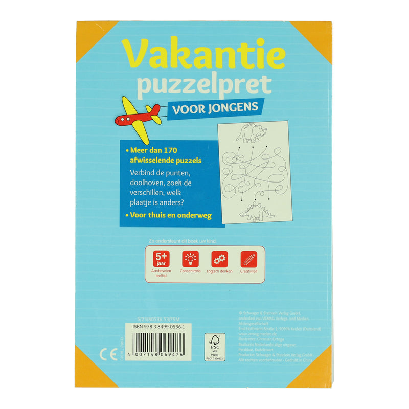 Load image into Gallery viewer, Wins holland vakantie puzzelpret voor jongens
