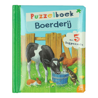 Wins holland puzzelboek boerderij - 5 legpuzzels