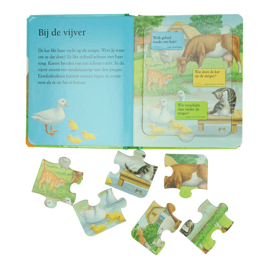 Wins holland puzzelboek boerderij - 5 legpuzzels