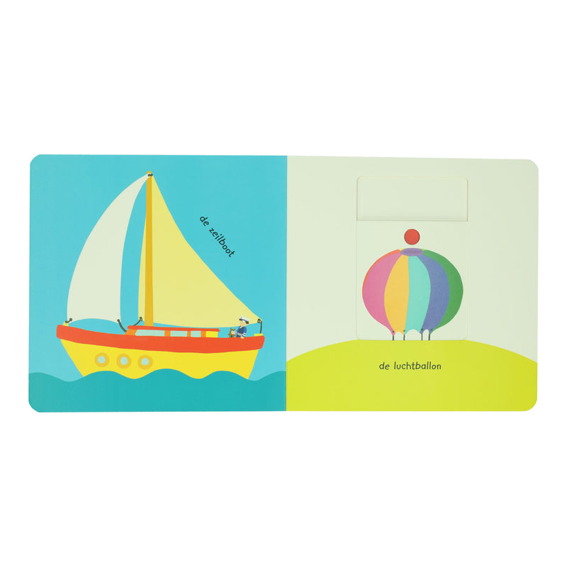 Load image into Gallery viewer, Wins holland schuifboekje spelen en leren voertuigen
