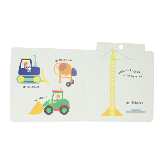 Wins holland schuifboekje spelen en leren bouwplaats