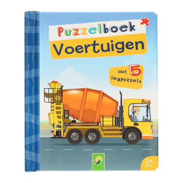 Wins holland puzzelboek voertuigen - 5 legpuzzels