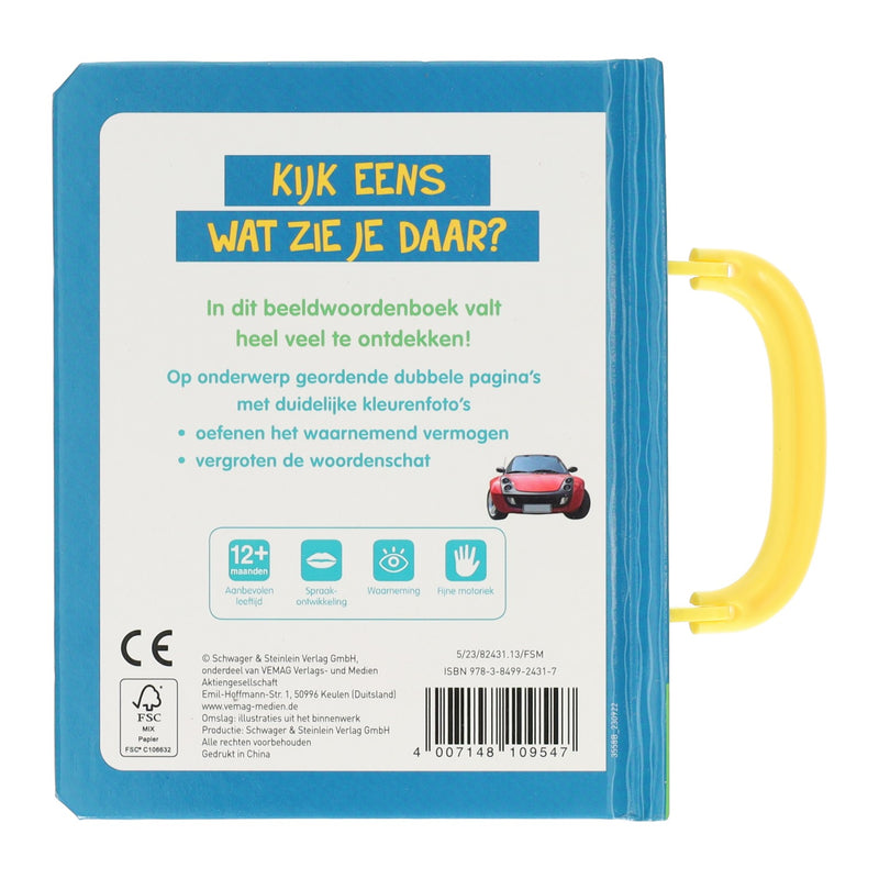 Load image into Gallery viewer, Wins holland kartonboekje - kijk eens wat zie je daar? voertuigen
