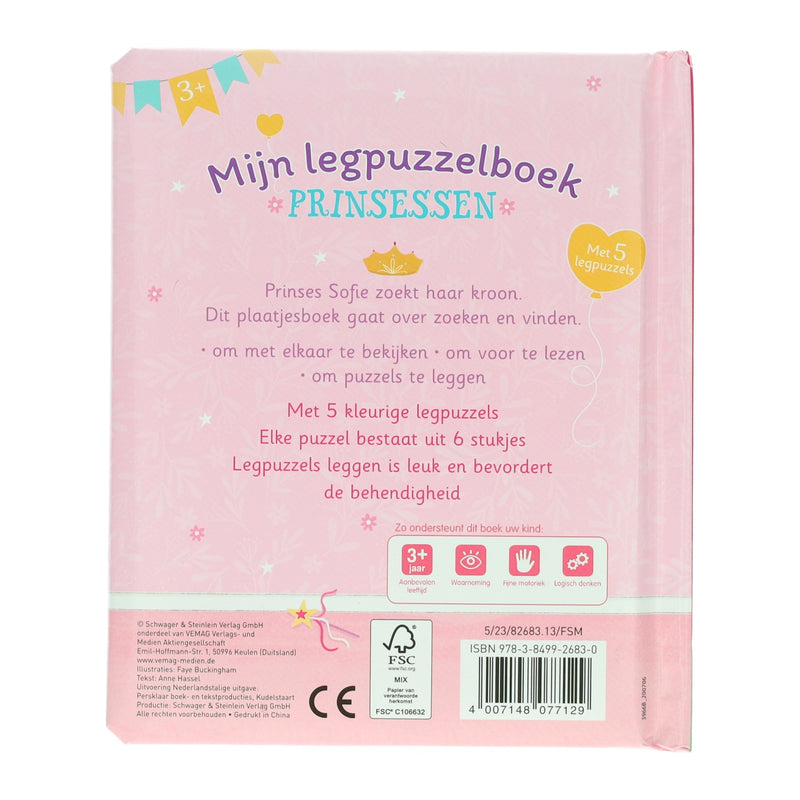 Load image into Gallery viewer, Wins holland mijn legpuzzelboek prinsessen
