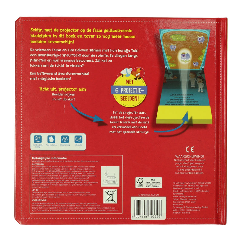Load image into Gallery viewer, Wins holland mijn projectorboek schatzoekers in de ruimte
