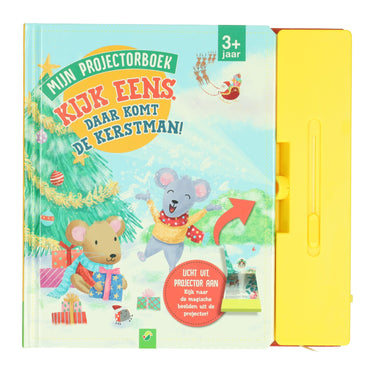Wins holland mijn projectorboek kijk eens, daar komt de kerstman!